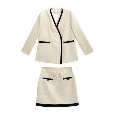 Cardigan Bloques de Color con Falda Integrada - Image 12