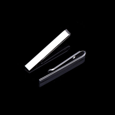Clip para Corbata Elegante Oro y Plata para Hombre - Image 8