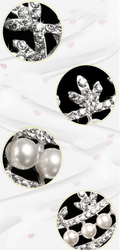 Corona de Perlas para Novia - Joyería para el Cabello - Image 11
