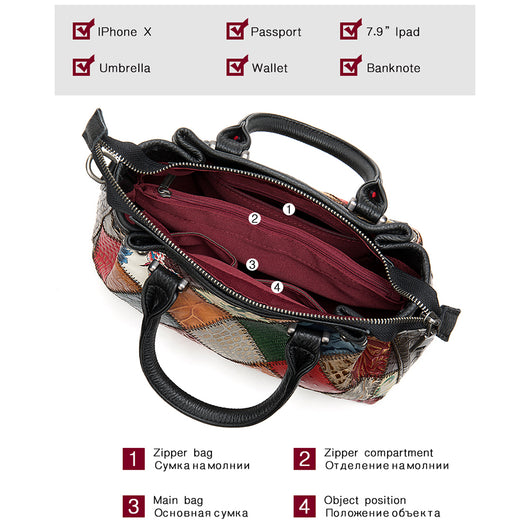 Bolso de Hombro Personalizado con Costura Artesanal - Image 3
