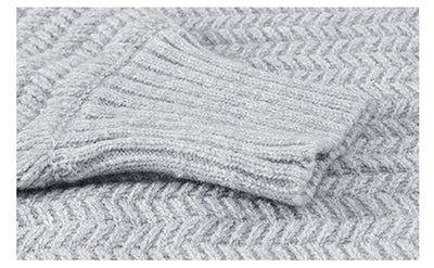 Suéter Mujer Otoño Invierno Combinado con Encaje - Diseño Bicolor - Image 17