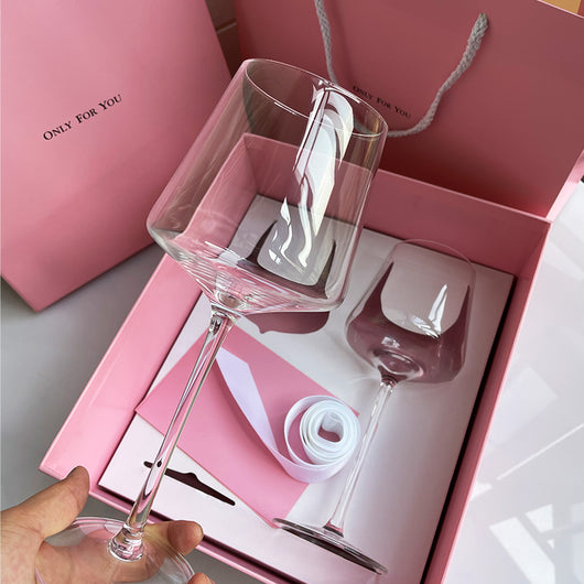 Juego de Copas de Vino Tinto Premium en Caja de Regalo - Cristal Elegante para Parejas - Image 17