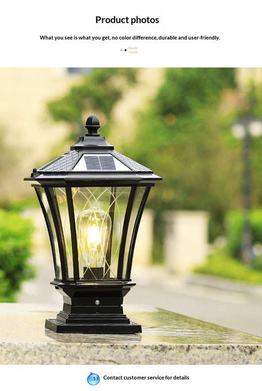 Lámpara Solar para Pilares y Portones - Luz LED Exterior Impermeable - Image 17
