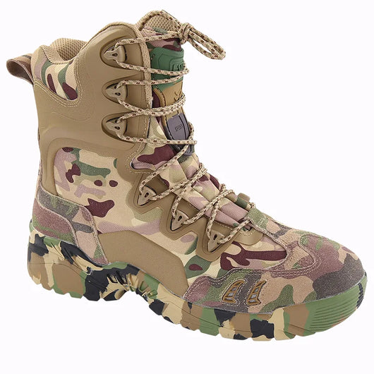 Botas de Senderismo Camufladas Altas para Hombre con Aislamiento Térmico - Image 8