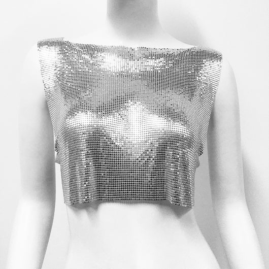 Top Brillante con Lentejuelas Metálicas - Estilo Dulce y Picante - Image 6
