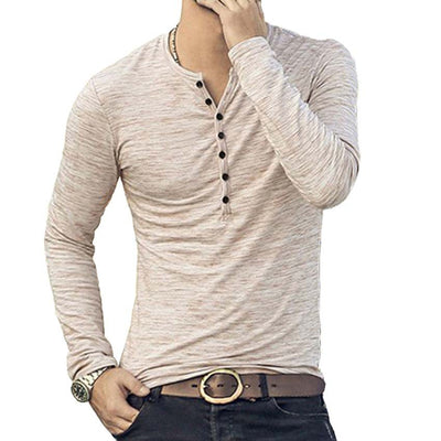 Camiseta Manga Larga Slim Fit para Hombre - Image 14