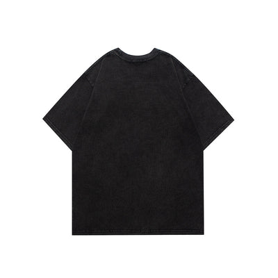 Camiseta Hombre Cuello Redondo Estampado Efecto Lavado - Image 8