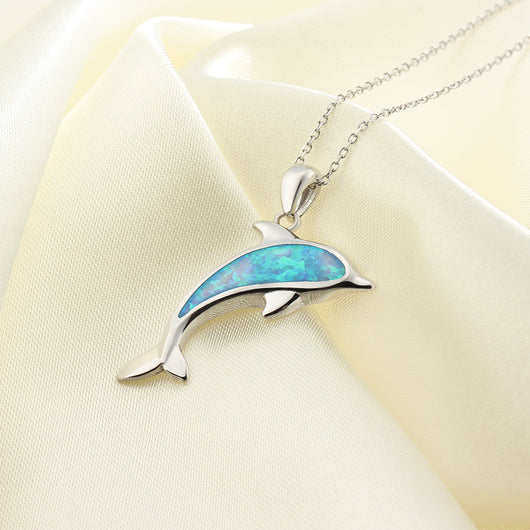 Collar Delfín Oceánico Plata S925 - Image 6