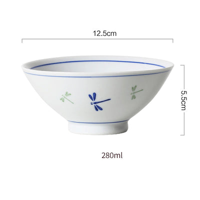Juego de Tazones de Cerámica Japonesa Vidriada - Arroz y Sopa - Image 6