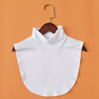 Cuello Alto Falso Decorativo Negro y Blanco Efecto Voluminoso - Image 4