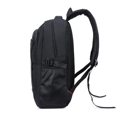 Mochila de Senderismo para Mujer Negro Nylon Resistente - Image 5