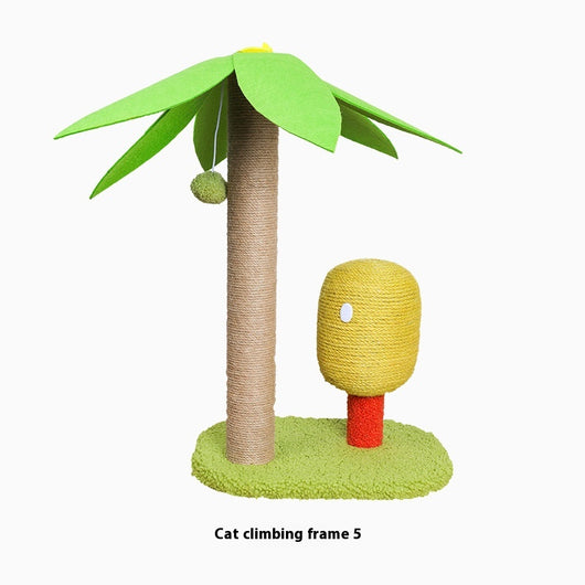 Árbol Rascador para Gatos con Fibra de Coco y Plataformas de Escalada - Image 8