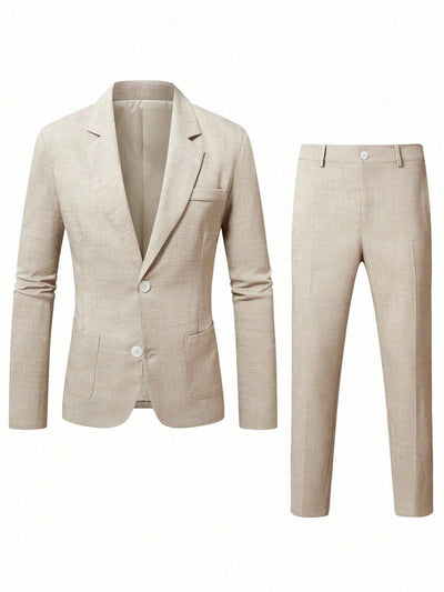 Traje de Negocios Ejecutivo Liso para Hombre - Image 12