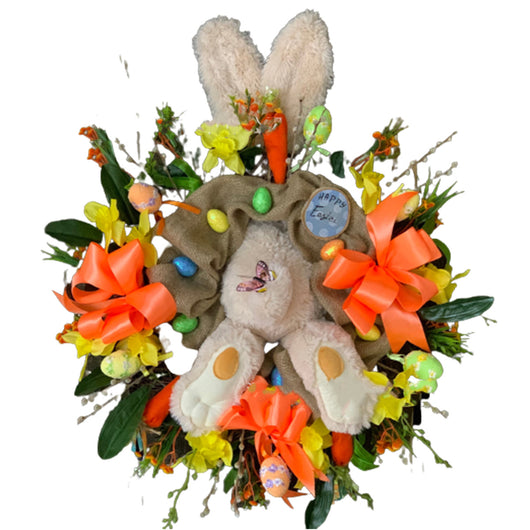 Guirnalda Decorativa Pascual con Conejos, Zanahorias y Huevos - Image 7