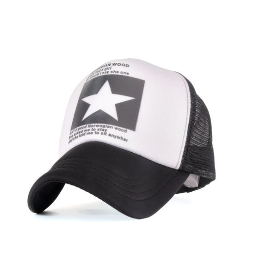 Gorra de Béisbol con Estampado de Estrella de Cinco Puntas - Image 14