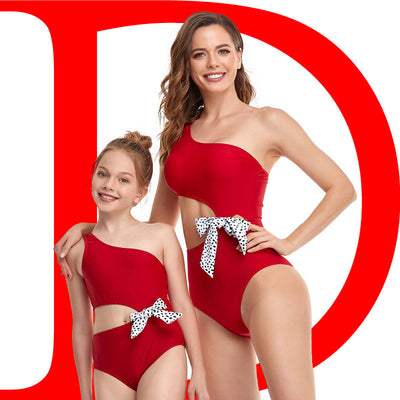 Traje de Baño Enterizo con Hombros Oblicuos y Cintura Ajustada - Image 5