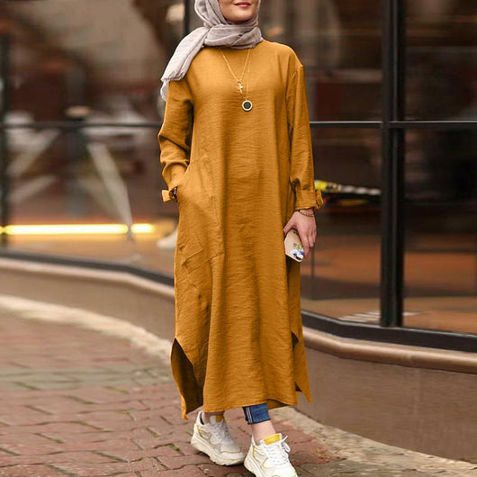 Vestido Camisa de Manga Larga - Image 17