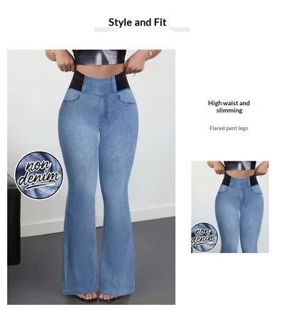 Pantalones Slim Fit Cintura Elástica para Mujer - Image 9