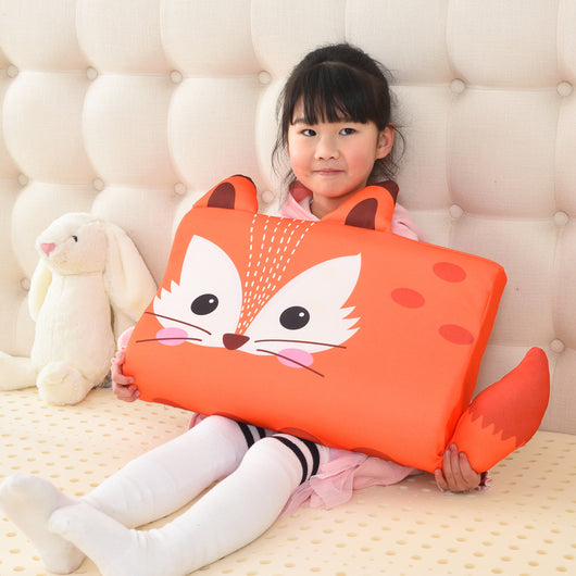 Almohada de Látex Infantil Ergonómica para Guardería y Preescolar