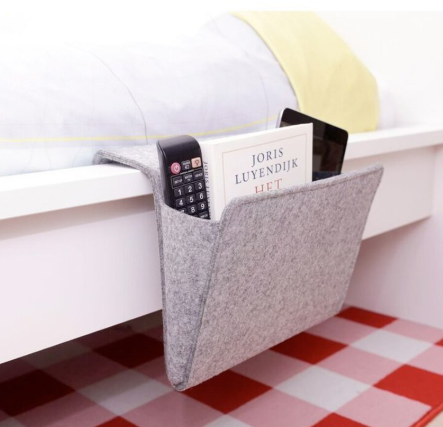 Bolsa Colgante de Fieltro para Almacenamiento - Organizador Multiusos para la Cama