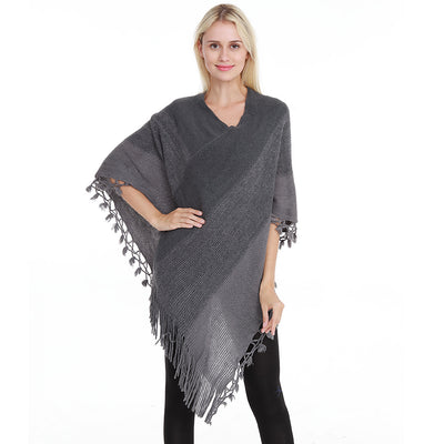 Lona Impermeable Suelta Extragrande con Flecos Tejidos - Image 12