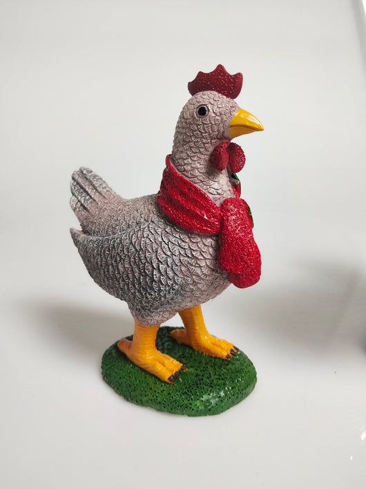 Gallina Navideña con Bufanda - Decoración Festiva - Image 12