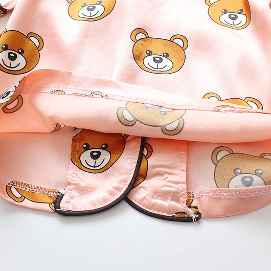 Pijama de Manga Larga Color Sólido para Otoño - Image 18
