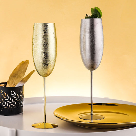 Copa de Champagne de Acero Inoxidable Premium - Image 3
