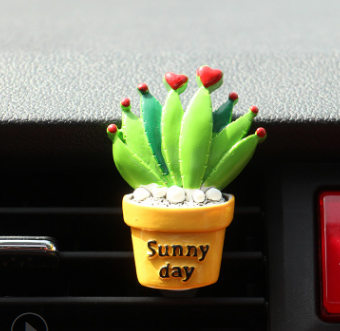 Ambientador de Auto con Clip para Ventilación - Diseño Decorativo de Plantas - Image 7