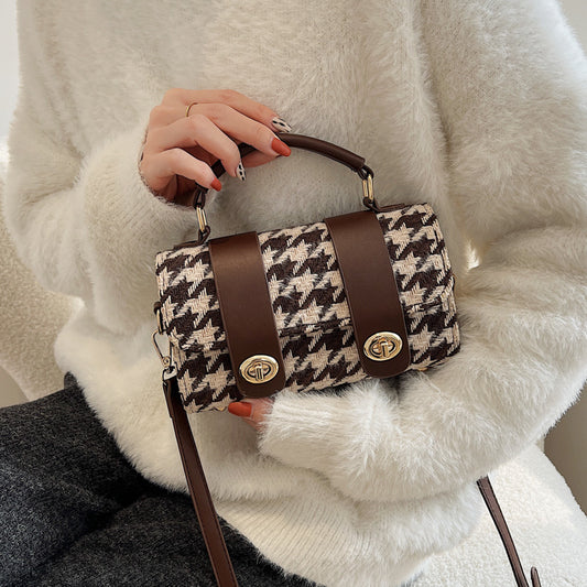 Bolso Boston Cuadros Houndstooth para Mujer - Image 2