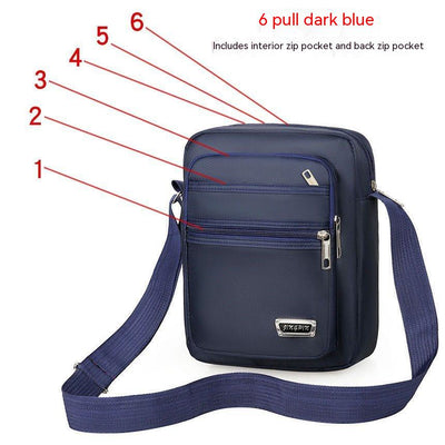 Bolso Bandolera Impermeable de Gran Capacidad con Múltiples Compartimentos - Image 7