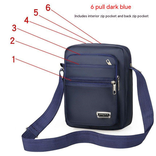 Bolso Bandolera Impermeable de Gran Capacidad con Múltiples Compartimentos - Image 7