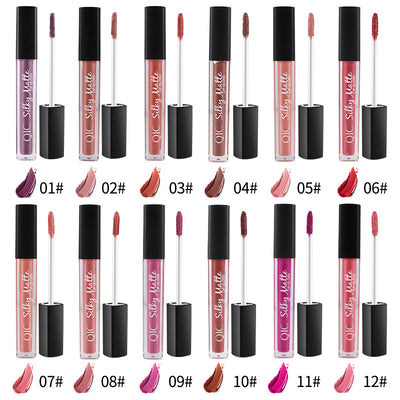 Brillo Labial Mate Impermeable de Larga Duración - Acabado Aterciopelado - Image 4