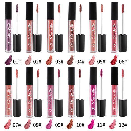 Brillo Labial Mate Impermeable de Larga Duración - Acabado Aterciopelado - Image 4