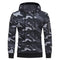 Sudadera Camuflaje con Capucha Slim Fit para Hombre