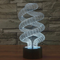 Lámpara 3D Espiral de Ahorro Energético - Luz Nocturna Romántica y Creativa