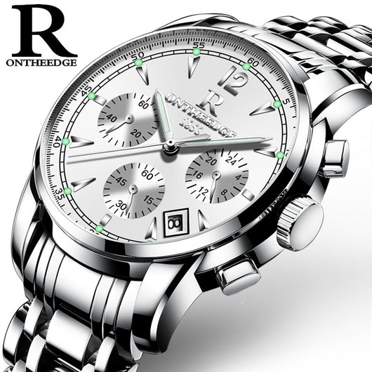 Reloj Multifuncional con Correa de Acero Inoxidable - Image 14