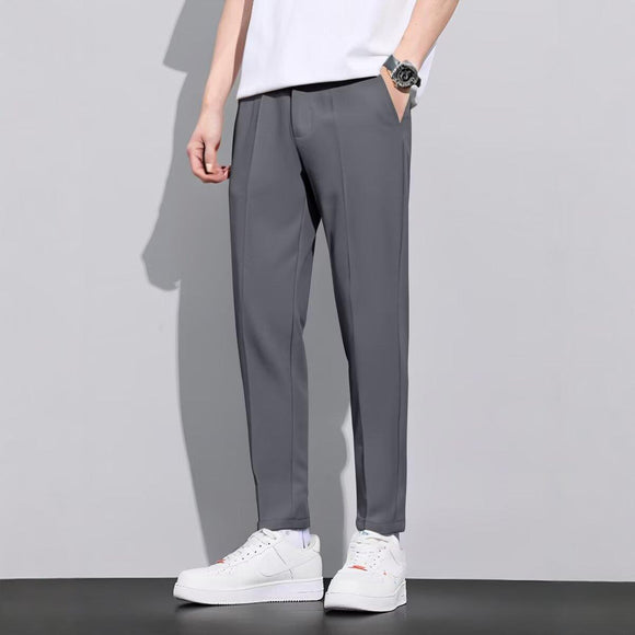 Pantalones Casuales con Cintura Ajustable Tendencia Hong Kong