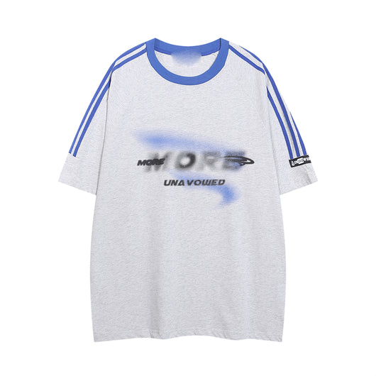 Playera Retro Patchwork Contraste de Colores para Mujer - Image 7