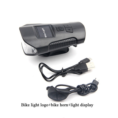 Luz Frontal para Bicicleta USB con Altavoz y Velocímetro - Image 44