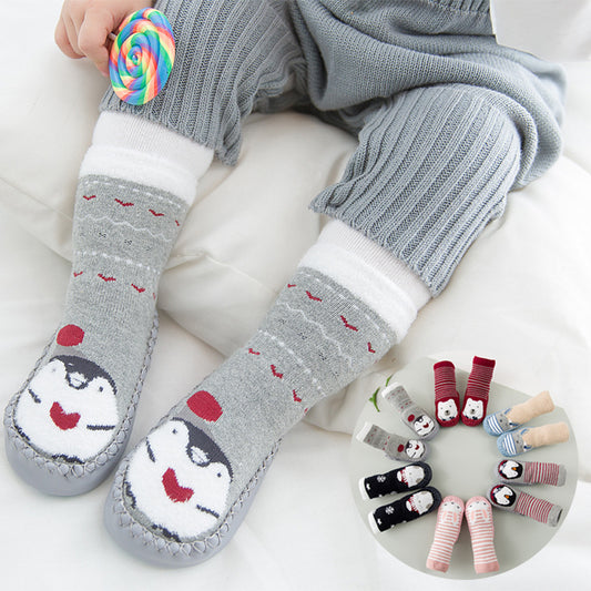Calcetines Antideslizantes de Felpa para Bebés y Niños Pequeños