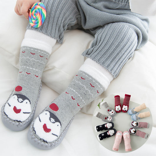 Calcetines Antideslizantes de Felpa para Bebés y Niños Pequeños
