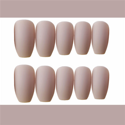 Uñas Postizas Khaki Mate - Set de 24 Piezas - Image 9