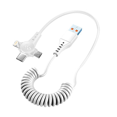 Cable de Carga Rápida 3 en 1 Retráctil Type-C Android - Image 7