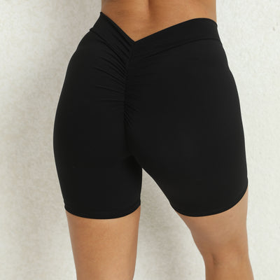 Shorts de Yoga Ajustados con Espalda Descubierta en V - Image 3