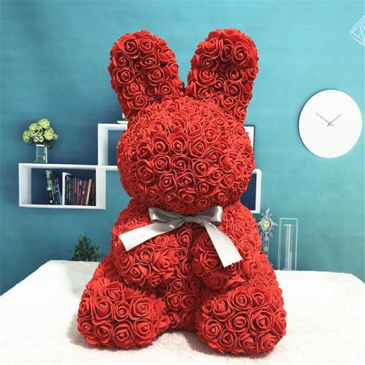 Conejo de Rosas Eternas 45cm - Regalo Romántico para San Valentín, Bodas y Celebraciones - Image 8