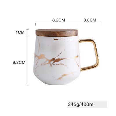 Taza de Cerámica Marmoleada para Café - Image 6