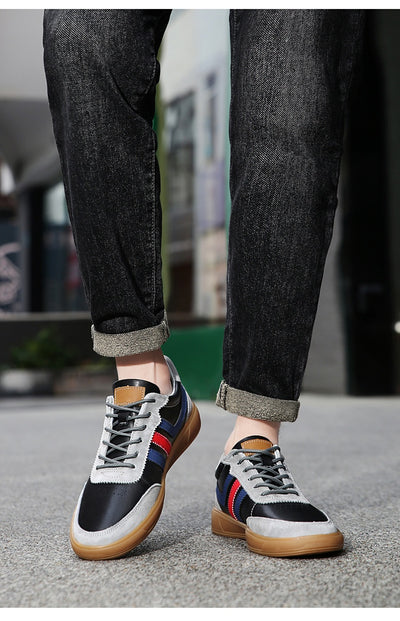 Tenis de Cuero para Hombre con Plantillas Elevadoras y Suela de Goma Reforzada - Image 17