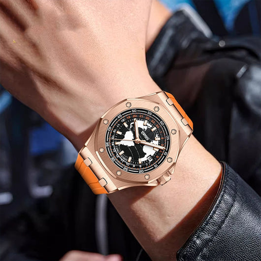 Reloj Mecánico Automático para Hombre con Esfera Calada - Image 3