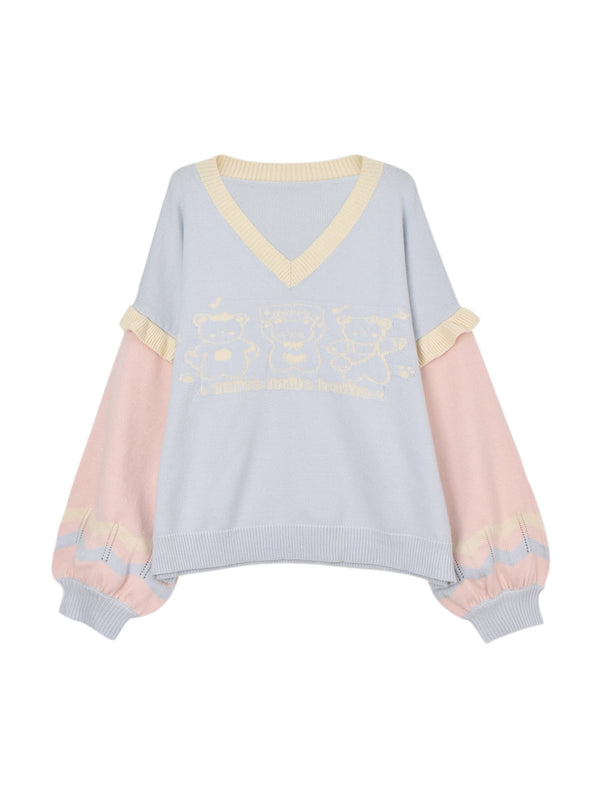 Suéter Japonés Adorable de Cuello Alto